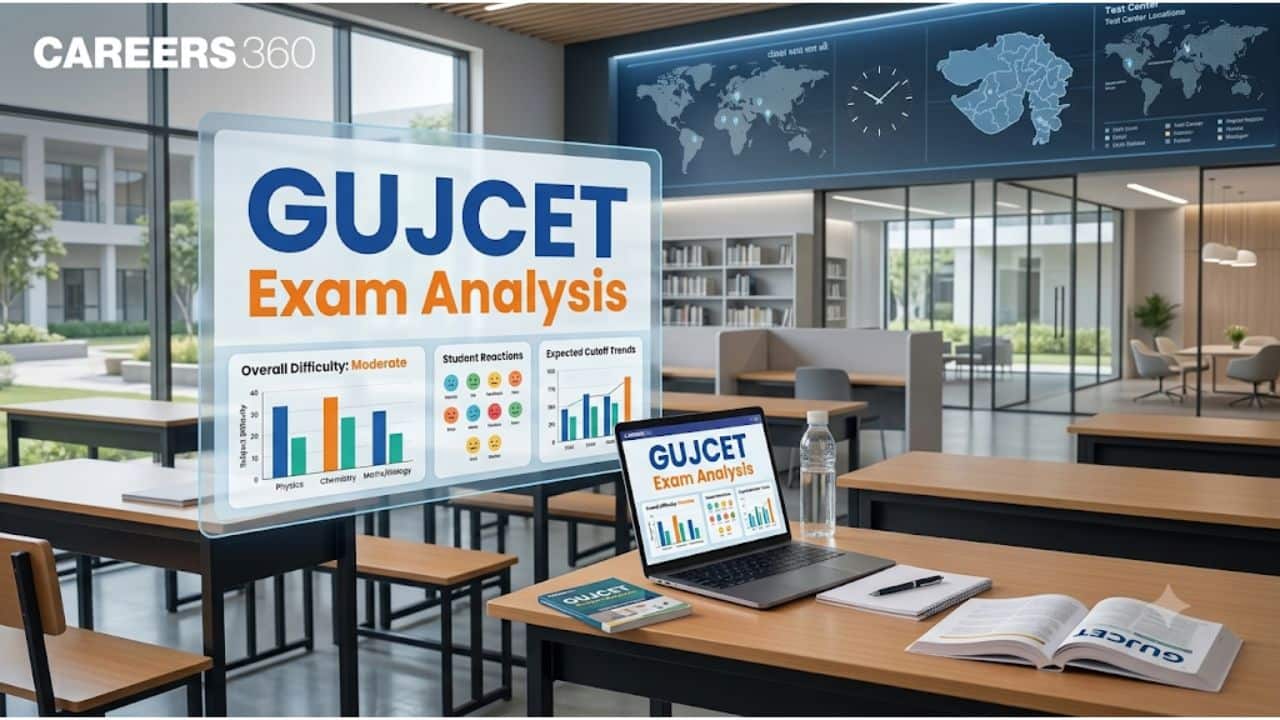 GUJCET Exam Analysis 2026 - Check Paper Review, Difficulty Level, Expert Reviews